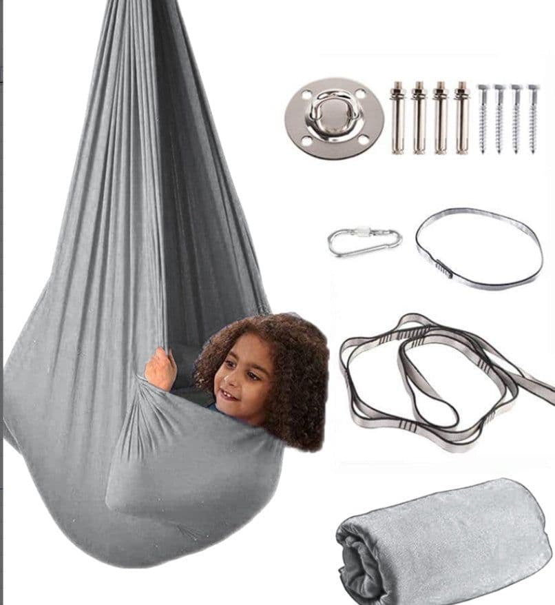 image-Elastic Children's Hammock Indoor And Outdoor Swing