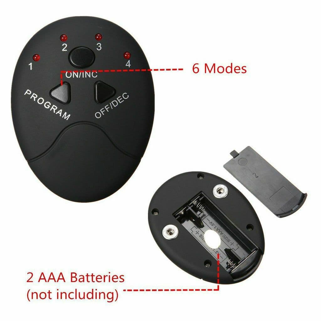 image-Electric Muscle Toner Machine ABS Toning Belt Simulation Fat Burner Belly Shaper