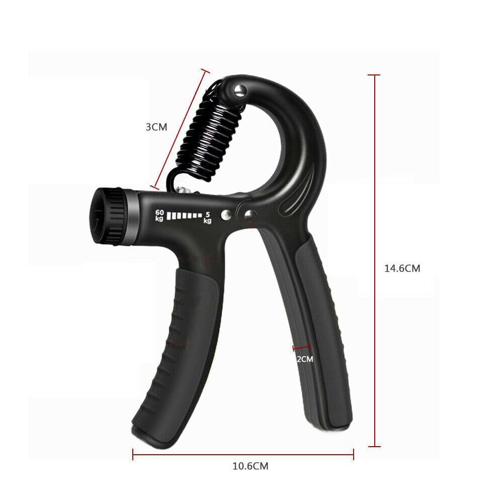 image-Hand Grip Adjustable Trainer Gripper Strengthener Gym Strength Exerciser Adjustable Heavy Gripper Fitness Hand Exerciser Grip Wrist Training Increase Strength Spring Finger Pinch Carpal Expander