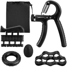 image-Hand Grip Adjustable Trainer Gripper Strengthener Gym Strength Exerciser Adjustable Heavy Gripper Fitness Hand Exerciser Grip Wrist Training Increase Strength Spring Finger Pinch Carpal Expander