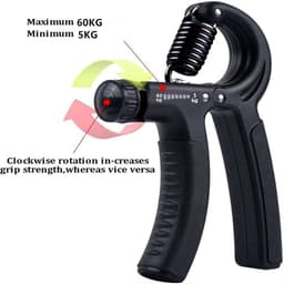 image-Hand Grip Adjustable Trainer Gripper Strengthener Gym Strength Exerciser Adjustable Heavy Gripper Fitness Hand Exerciser Grip Wrist Training Increase Strength Spring Finger Pinch Carpal Expander