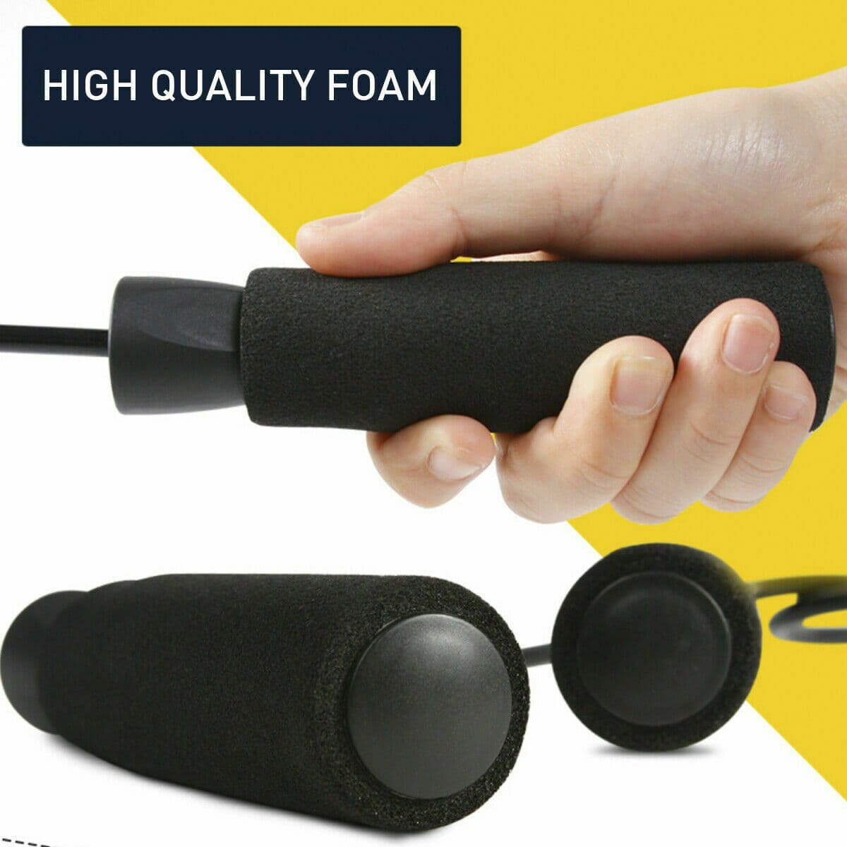 image-Gym Aerobic Exercise Boxing Skipping Jump Rope Adjustable Bearing Speed Fitness Bearing Jump Rope Tangle-Free Jumping Rope Speed Equipments Skipping Adjustable Skipping Rope