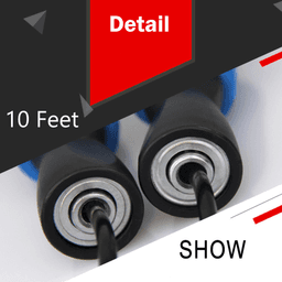 image-Gym Aerobic Exercise Boxing Skipping Jump Rope Adjustable Bearing Speed Fitness Bearing Jump Rope Tangle-Free Jumping Rope Speed Equipments Skipping Adjustable Skipping Rope