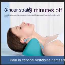 image-Cervical Spine Massage Pillow Gravity Acupressure Neck Massager Cervical Spine Pillow Neck Shoulder Massage Pillow Home Traction Corrector