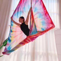 image-Home Color Gradient Aerial Yoga Hammock Fabric