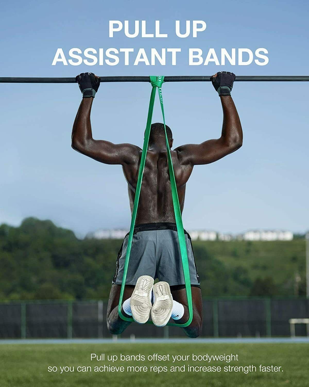 image-Pull Up Bands Heavy Duty Resistance Band For Gym Exercise Fitness Workout Set US