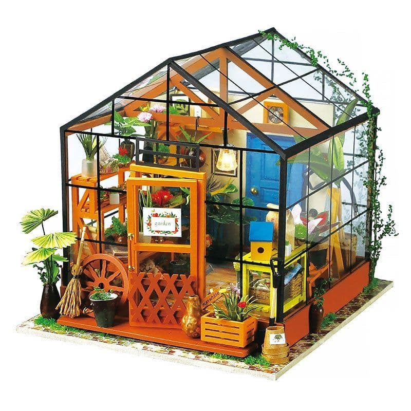 image-Robotime DIY Wooden Miniature Dollhouse 1 24 Handmade Doll House Model Building Kits Toys For Children Adult Drop Shipping