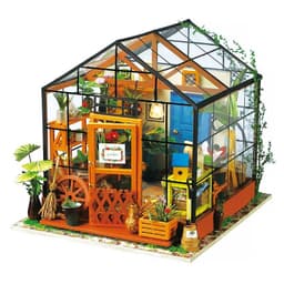 image-Robotime DIY Wooden Miniature Dollhouse 1 24 Handmade Doll House Model Building Kits Toys For Children Adult Drop Shipping