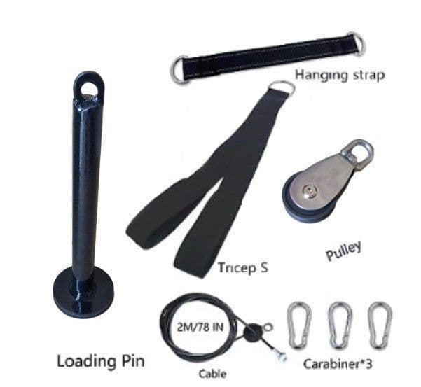 image-Portable Limited Fitness Equipment DIY Pulley Rope Arm Strength Triceps