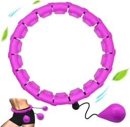 image-Custom Knots Weighted Hoola Fitness Hoop Smart Hula Thin Waist Weight Loss Knots Weighted Hoola Fitness Hoop Smart Hula Thin Waist Weight Loss