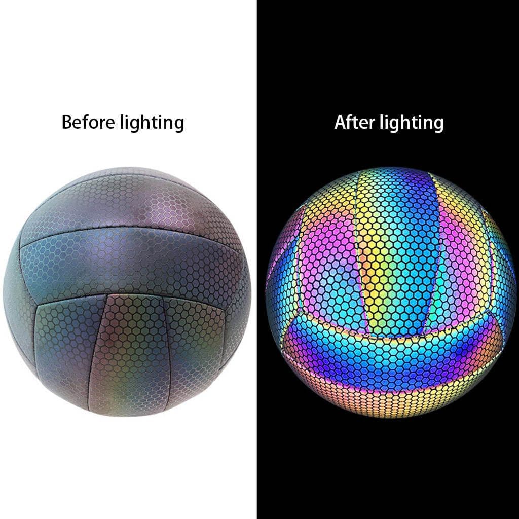 image-High School Entrance Examination Inflatable Reflective Soft Leather Volleyball