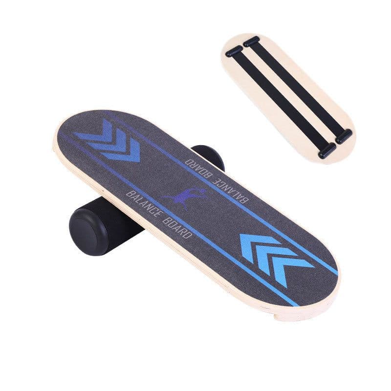 image-Non Slip Yoga Balance Board Rehabilitation Training Wood