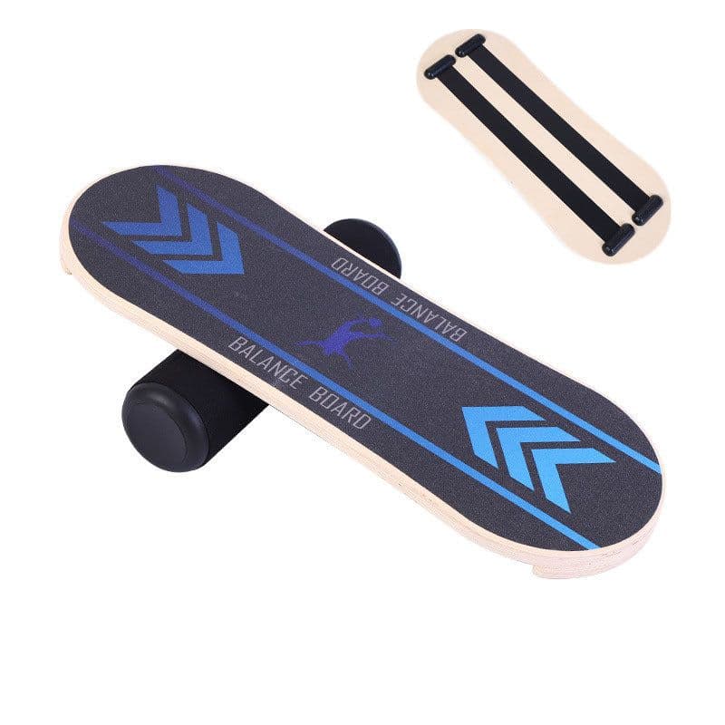 image-Non Slip Yoga Balance Board Rehabilitation Training Wood