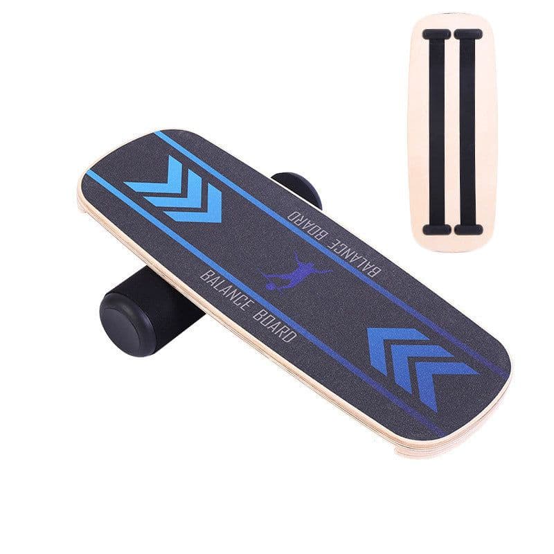 image-Non Slip Yoga Balance Board Rehabilitation Training Wood