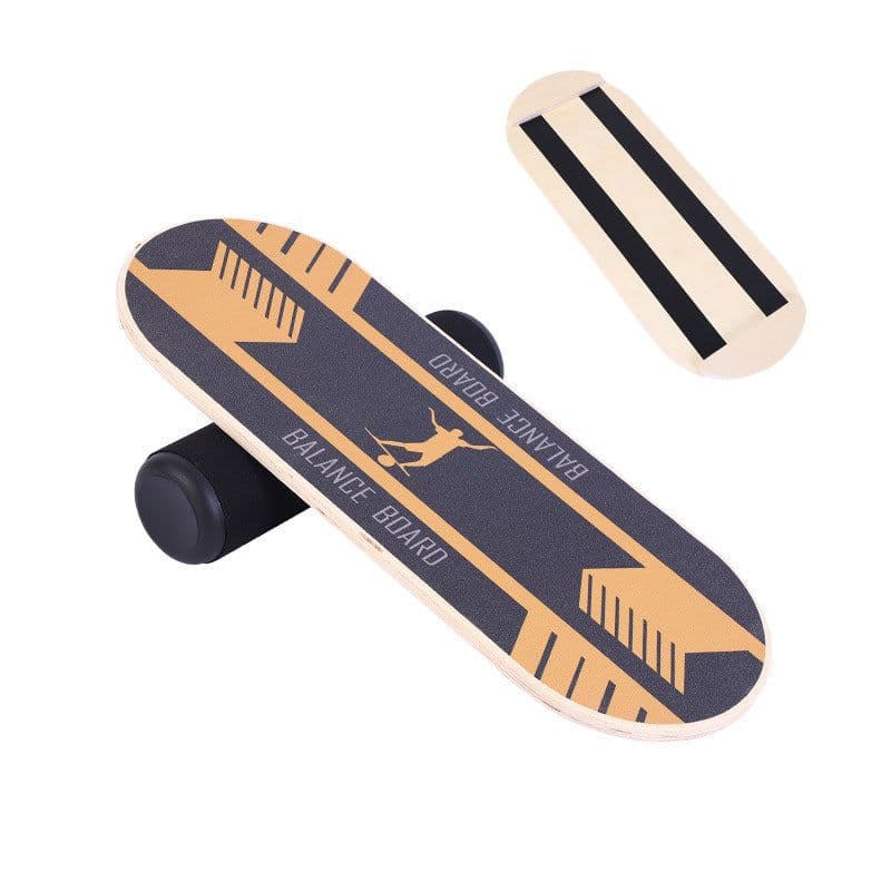 image-Non Slip Yoga Balance Board Rehabilitation Training Wood
