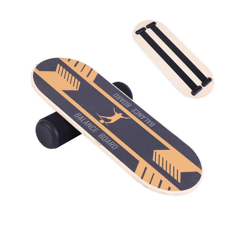 image-Non Slip Yoga Balance Board Rehabilitation Training Wood