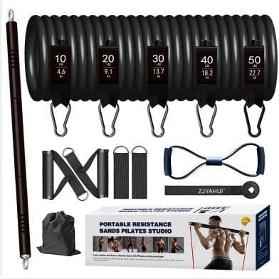 image-Fitness resistance band tension rope elastic rope cover