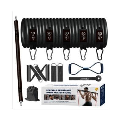 image-Fitness resistance band tension rope elastic rope cover