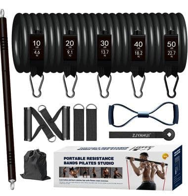image-Fitness resistance band tension rope elastic rope cover