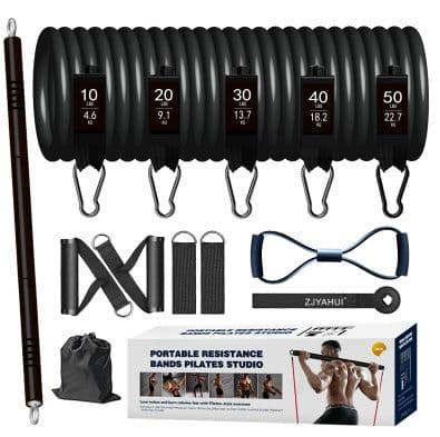 image-Fitness resistance band tension rope elastic rope cover