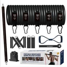 image-Fitness resistance band tension rope elastic rope cover