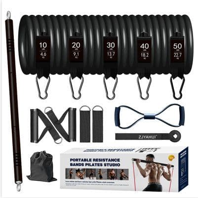 image-Fitness resistance band tension rope elastic rope cover