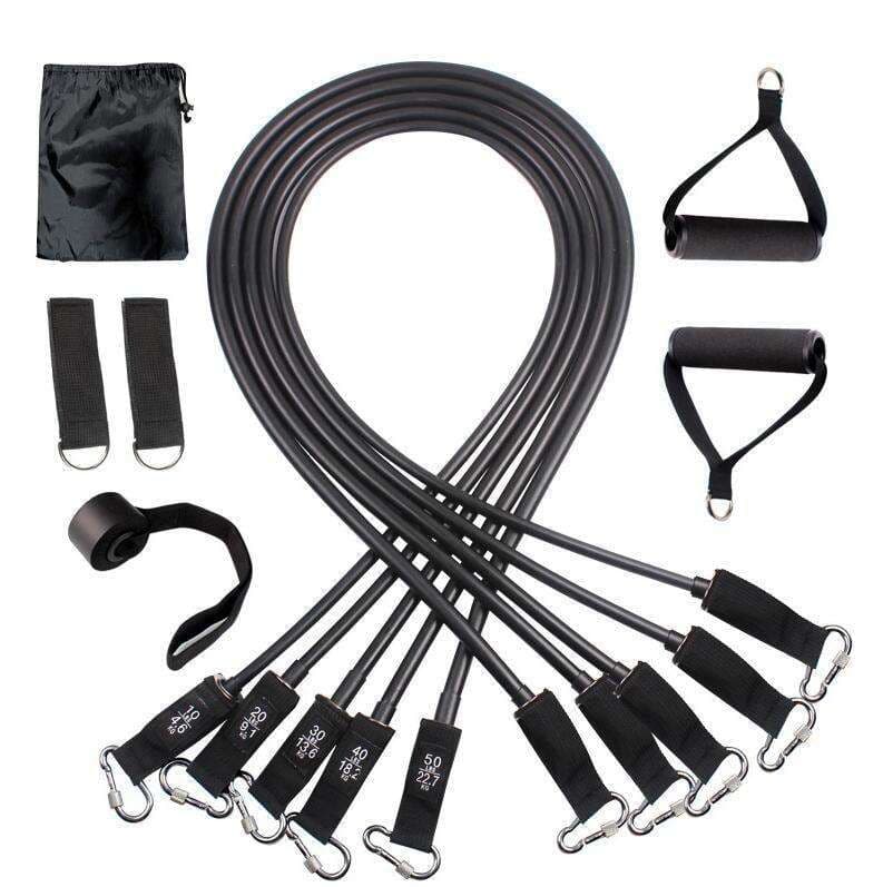 image-Fitness resistance band tension rope elastic rope cover