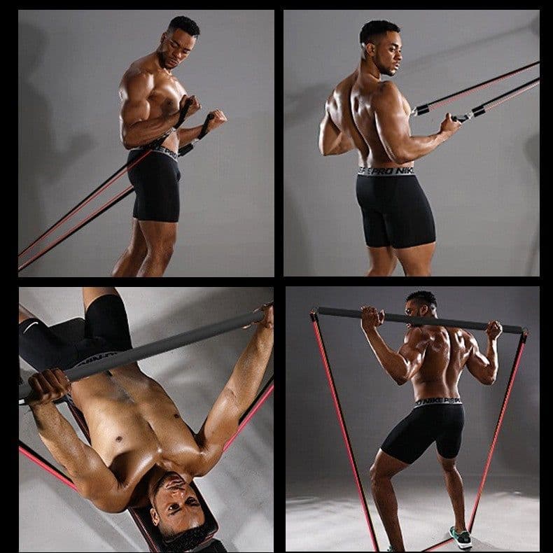 image-Fitness resistance band tension rope elastic rope cover