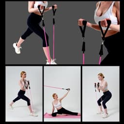 image-Fitness resistance band tension rope elastic rope cover