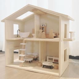 image-Baby Simulation Small Villa Assembled Doll Room Toys