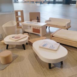 image-Baby Simulation Small Villa Assembled Doll Room Toys