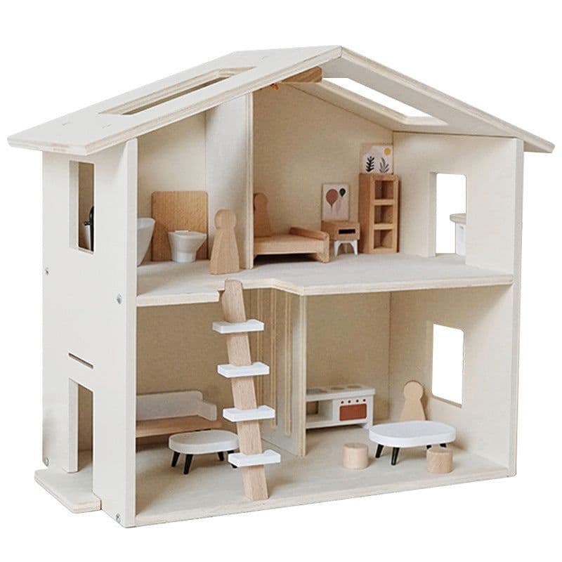 image-Baby Simulation Small Villa Assembled Doll Room Toys