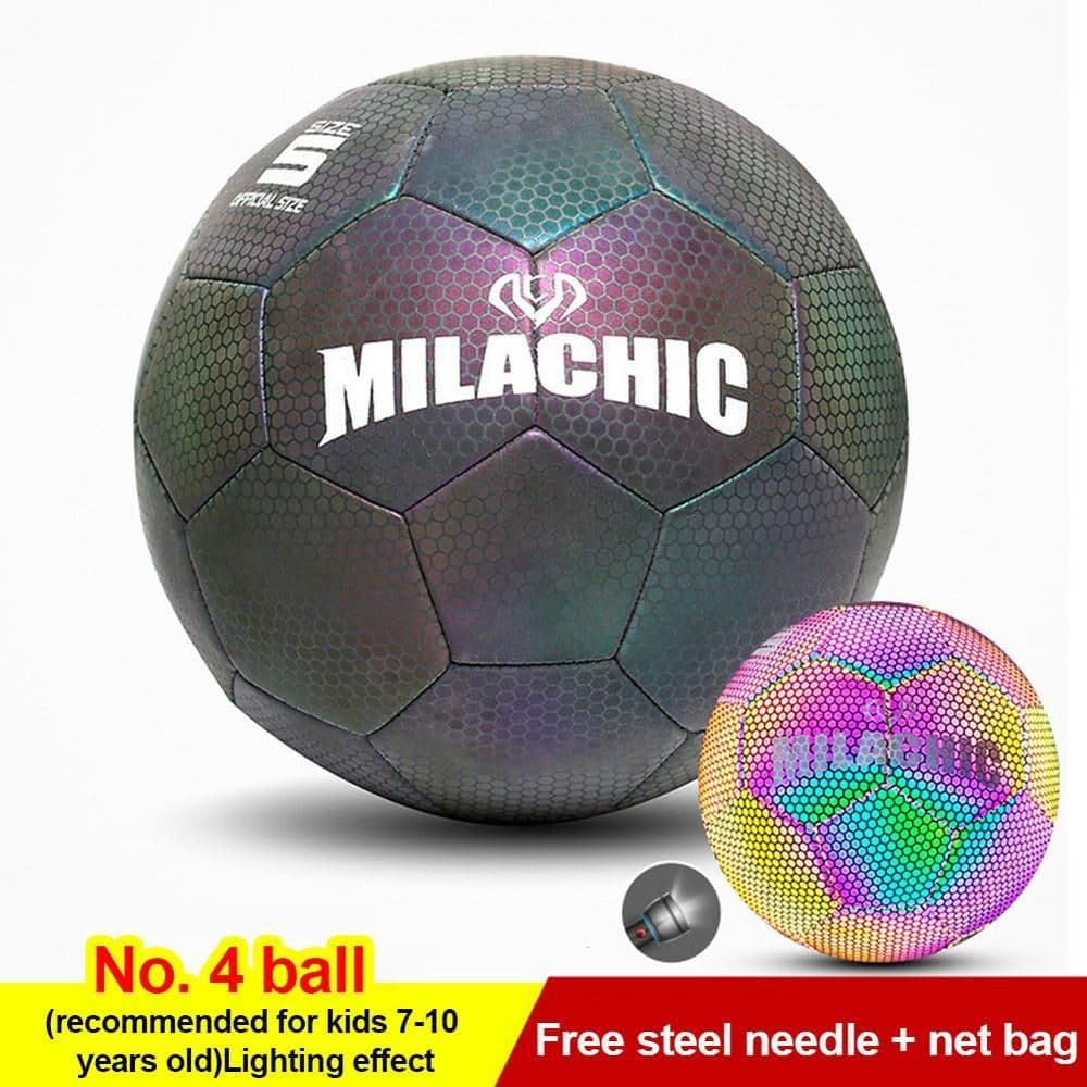 image-No.4 And No.5 Glow Reflective Football