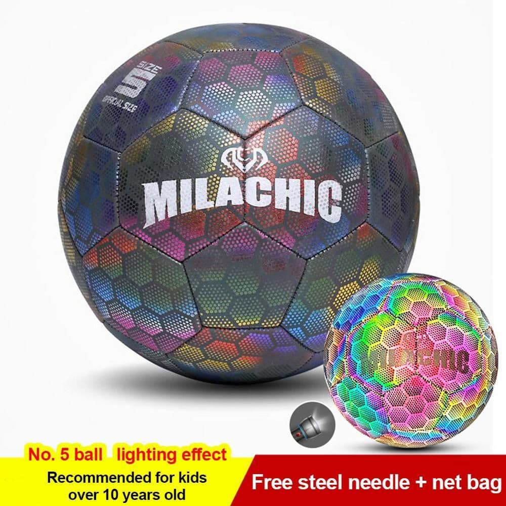image-No.4 And No.5 Glow Reflective Football