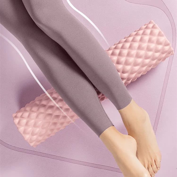 image-Foam Axis Muscle Relaxation Professional Thin Leg Wolf Tooth Roller Roller Leg Massager Yoga Post Home