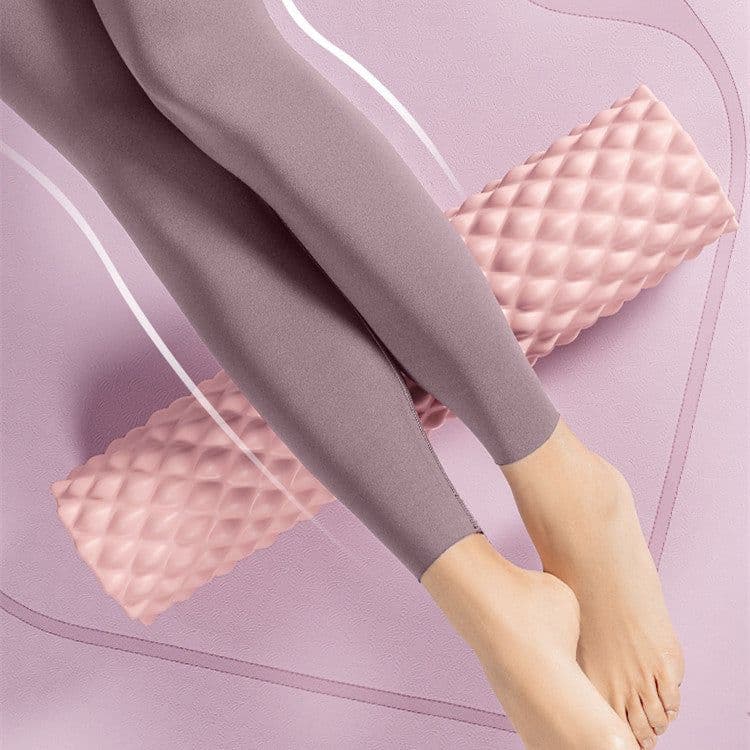 image-Foam Axis Muscle Relaxation Professional Thin Leg Wolf Tooth Roller Roller Leg Massager Yoga Post Home