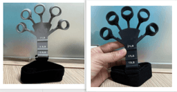 image-Silicone Grip Device Stretcher Finger Gripper Strength Trainer Strengthen Rehabilitation Training