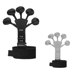 image-Silicone Grip Device Stretcher Finger Gripper Strength Trainer Strengthen Rehabilitation Training