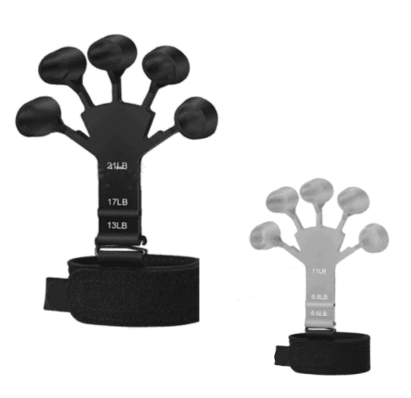 image-Silicone Grip Device Stretcher Finger Gripper Strength Trainer Strengthen Rehabilitation Training