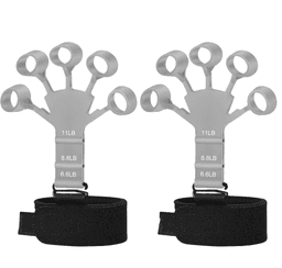 image-Silicone Grip Device Stretcher Finger Gripper Strength Trainer Strengthen Rehabilitation Training