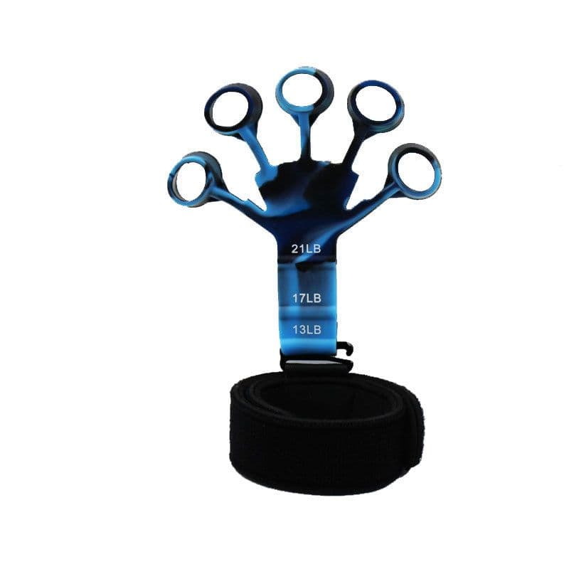 image-Silicone Grip Device Stretcher Finger Gripper Strength Trainer Strengthen Rehabilitation Training