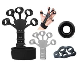image-Silicone Grip Device Stretcher Finger Gripper Strength Trainer Strengthen Rehabilitation Training