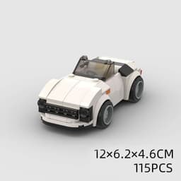 image-Children's Toys Car Model Sports Car And Small Particle Building Blocks MOC Educational Toys