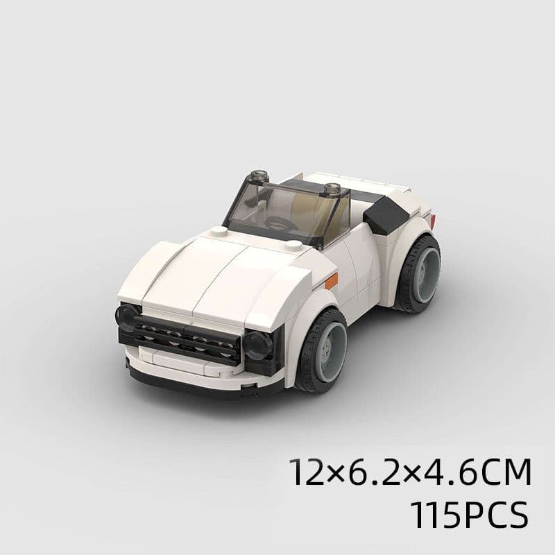 image-Children's Toys Car Model Sports Car And Small Particle Building Blocks MOC Educational Toys