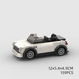 image-Children's Toys Car Model Sports Car And Small Particle Building Blocks MOC Educational Toys