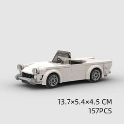 image-Children's Toys Car Model Sports Car And Small Particle Building Blocks MOC Educational Toys