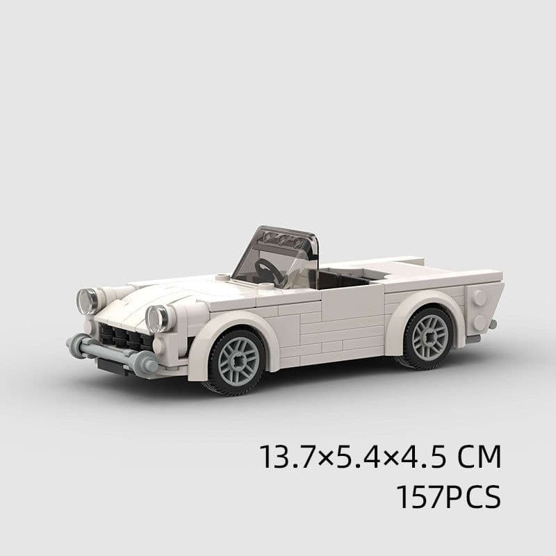 image-Children's Toys Car Model Sports Car And Small Particle Building Blocks MOC Educational Toys