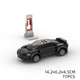 image-Children's Toys Car Model Sports Car And Small Particle Building Blocks MOC Educational Toys