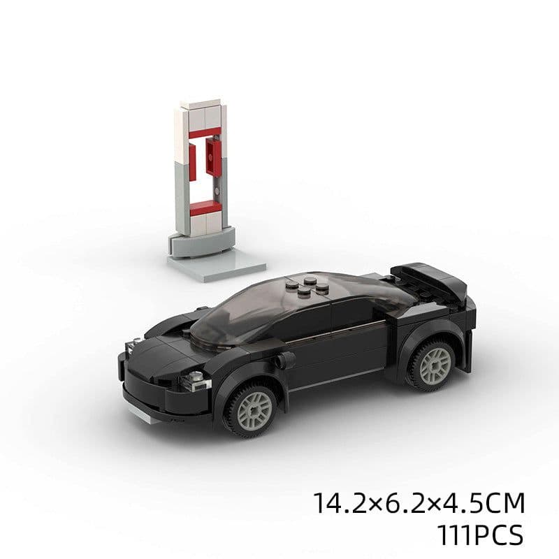 image-Children's Toys Car Model Sports Car And Small Particle Building Blocks MOC Educational Toys