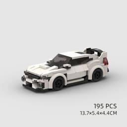 image-Children's Toys Car Model Sports Car And Small Particle Building Blocks MOC Educational Toys